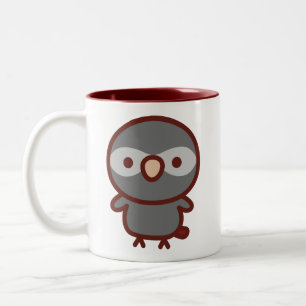 Caneca De Café Em Dois Tons Papagaio Africano Cinzento de Timneh