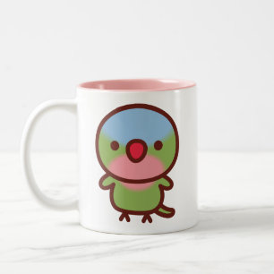 Caneca De Café Em Dois Tons Papagaio Princesa