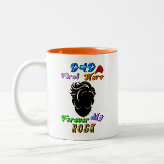 Caneca De Café Em Dois Tons Papai Bebedouros Primeiro Herói Para Sempre Minha
