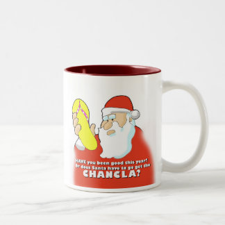 Caneca De Café Em Dois Tons Papai noel Chancla
