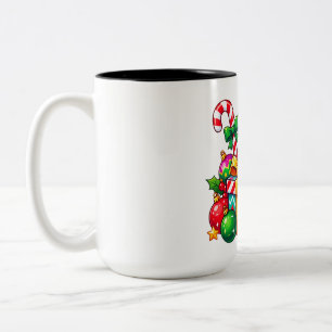 Caneca De Café Em Dois Tons Papai Noel Pinguim em Caixa de Presente Colorida