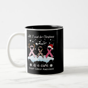 Caneca De Café Em Dois Tons Papai Noel toca clarinete no Natal