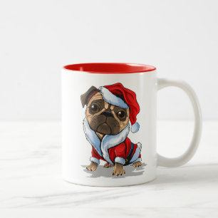 Caneca De Café Em Dois Tons Papais noeis de Natal bonitos