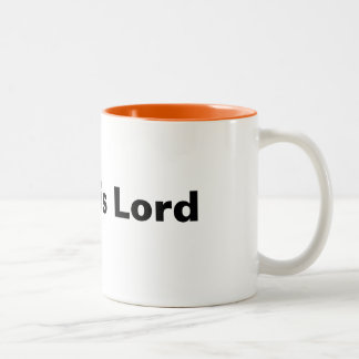 Caneca De Café Em Dois Tons Papais noeis é o dote de Natal do Lorde Café.