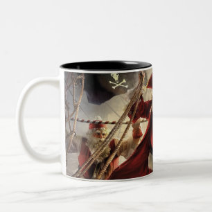 Caneca De Café Em Dois Tons Papais noeis É Um Pirata