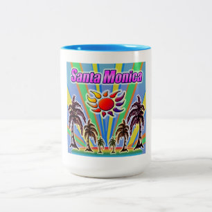 Caneca De Café Em Dois Tons Papais noeis Monica Summer Love Mug