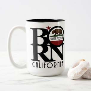 Caneca De Café Em Dois Tons Papais noeis para nasceres Monica 15oz