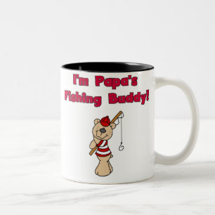 CANECA DE CAFÉ EM DOIS TONS PAPÁS QUE PESCAM O AMIGO