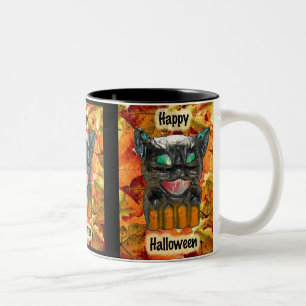 Caneca De Café Em Dois Tons Papier Mache Halloween - Mug