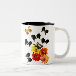 Caneca De Café Em Dois Tons Papillon Lovers Gifts