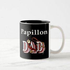 Caneca De Café Em Dois Tons Papillon Pai Mug