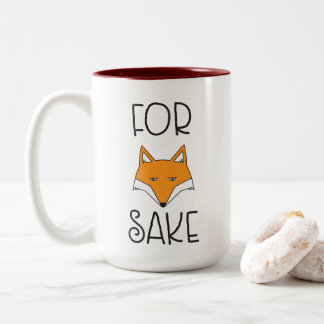 Caneca De Café Em Dois Tons Para a causa do Fox