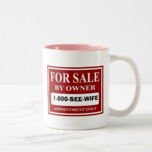 Caneca De Café Em Dois Tons Para a venda pelo proprietário - 1-800-SEE-WIFE