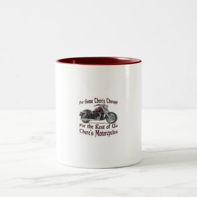 Caneca De Café Em Dois Tons para algum há uma terapia (Centro)