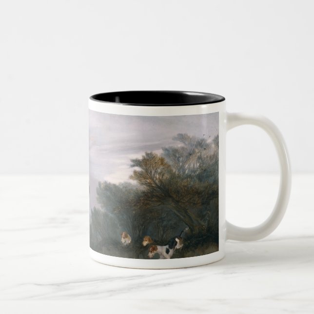 Caneca De Café Em Dois Tons Para fora caçando, 1841 (Direita)