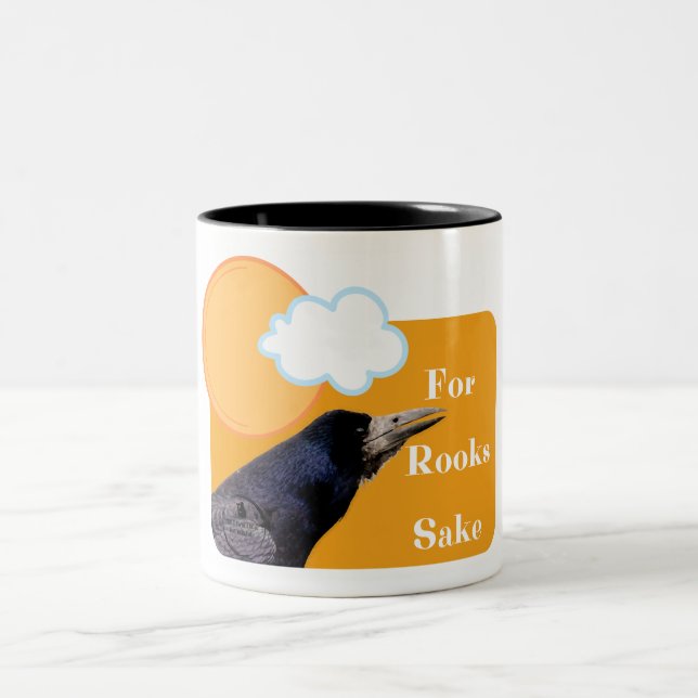Caneca De Café Em Dois Tons Para Rooks Sake (Centro)