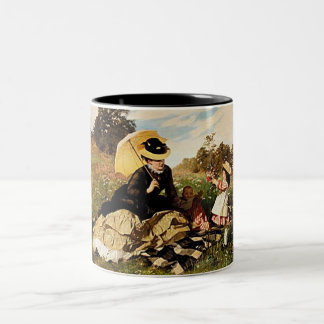 Caneca De Café Em Dois Tons Para você mamã com amor--Pintura do vintage