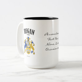 Caneca De Café Em Dois Tons Parada Familiar Regan, Tradução e Significado
