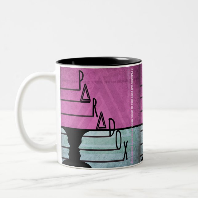 Caneca De Café Em Dois Tons Paradoxo (Esquerda)
