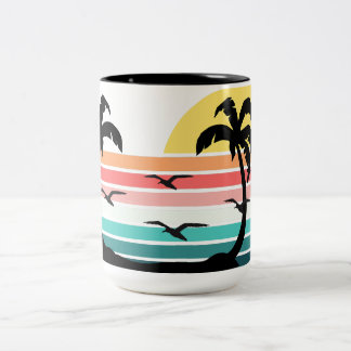Caneca De Café Em Dois Tons Paraíso