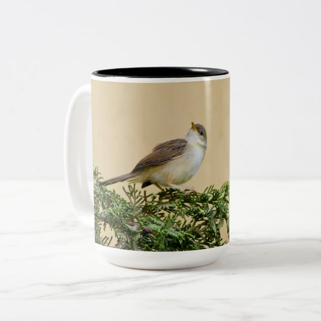 Caneca De Café Em Dois Tons Pardal  (Frente Esquerda)