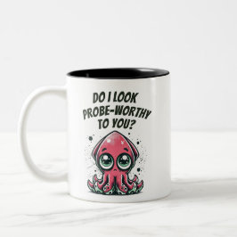 Caneca De Café Em Dois Tons Pareço digno de sondagem para você?