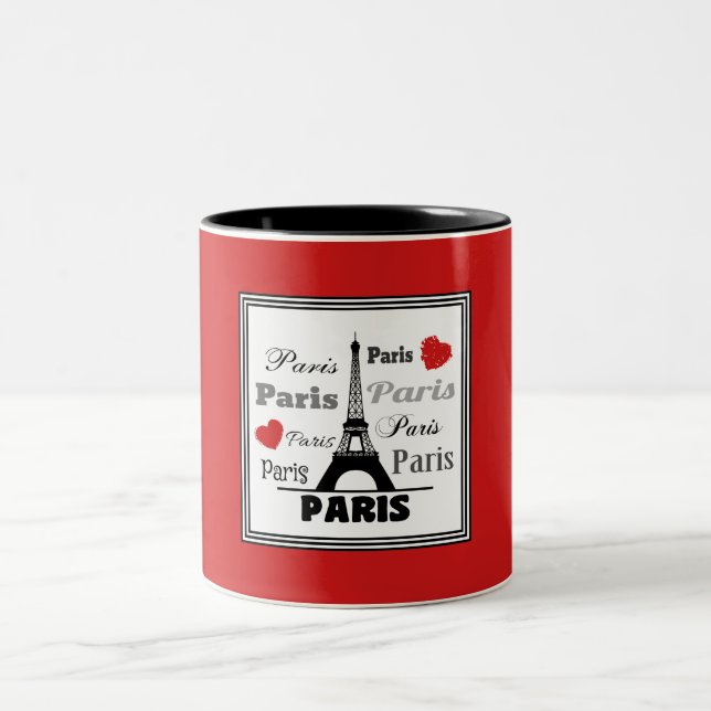 Caneca De Café Em Dois Tons Paris (Centro)