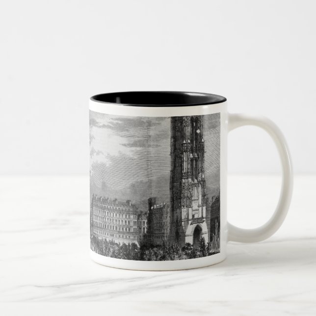 Caneca De Café Em Dois Tons Paris, bulevar de Sebastopol (Direita)