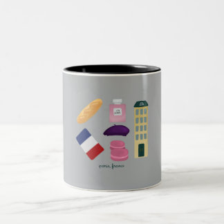 Caneca De Café Em Dois Tons paris, fr chaveiro