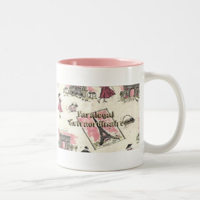 CANECA DE CAFÉ EM DOIS TONS PARIS-PINK-PARALEGAL (Direita)