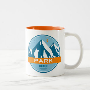 Caneca De Café Em Dois Tons Park Range Colorado Stars Moon