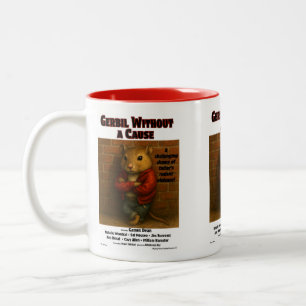 Caneca De Café Em Dois Tons Paródia do Filme Gerbil Without a Cause
