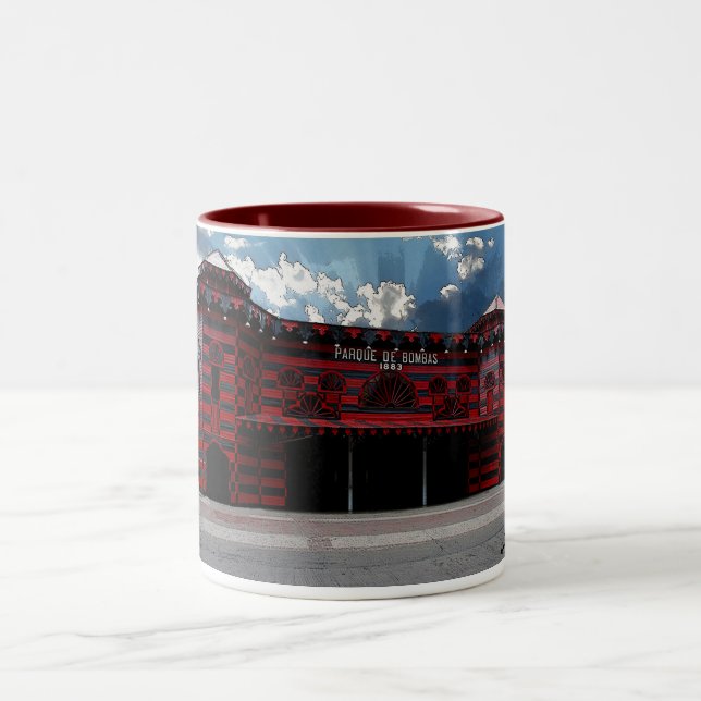 Caneca De Café Em Dois Tons Parque de Bombas de Ponce (Centro)