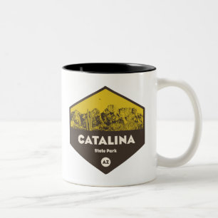 Caneca De Café Em Dois Tons Parque Estadual Catalina, Arizona