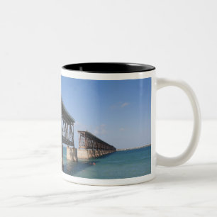 Caneca De Café Em Dois Tons Parque Estadual da Bahia Honda, Florida Keys, Key