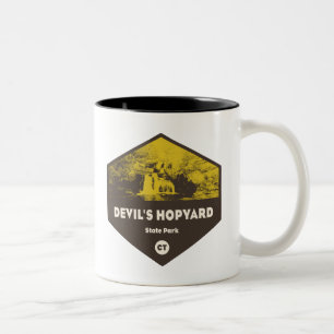 Caneca De Café Em Dois Tons Parque Estadual de Hopyard, Connecticut