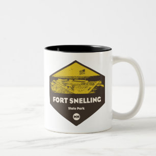 Caneca De Café Em Dois Tons Parque Estadual Fort Snelling Minnesota