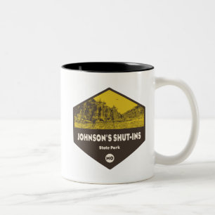 Caneca De Café Em Dois Tons Parque Estadual Johnson's Shut-Ins Missouri