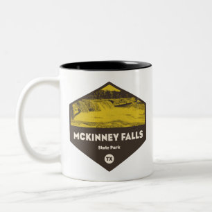 Caneca De Café Em Dois Tons Parque Estadual McKinney Falls Texas