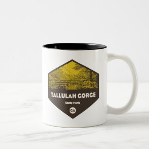 Caneca De Café Em Dois Tons Parque Estadual Tallulah Gorge Geórgia