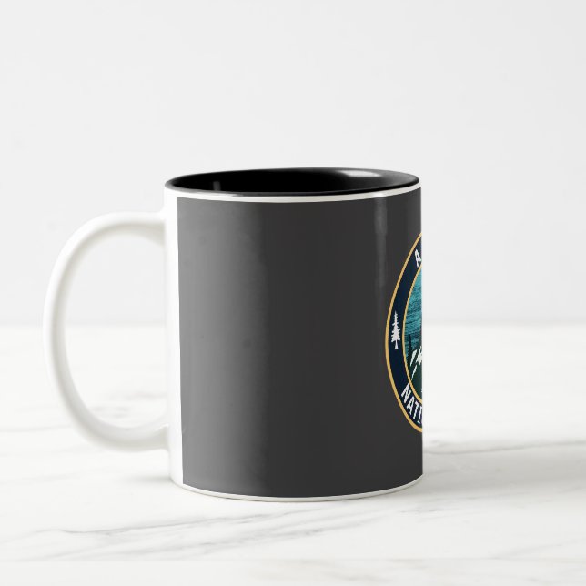 Caneca De Café Em Dois Tons Parque Nacional Acadia (Esquerda)