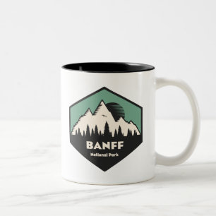 Caneca De Café Em Dois Tons Parque Nacional Banff