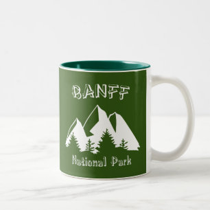 Caneca De Café Em Dois Tons Parque Nacional Banff