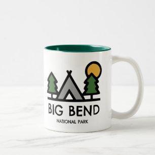 Caneca De Café Em Dois Tons Parque Nacional Big Bend
