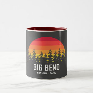 Caneca De Café Em Dois Tons Parque Nacional Big Bend