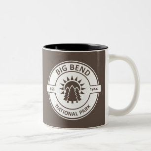 Caneca De Café Em Dois Tons Parque Nacional Big Bend