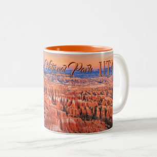 Caneca De Café Em Dois Tons Parque Nacional Bryce Canyon