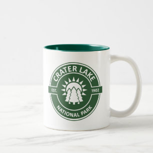 Caneca De Café Em Dois Tons Parque Nacional Crater Lake