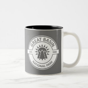 Caneca De Café Em Dois Tons Parque Nacional da Bacia do excelente