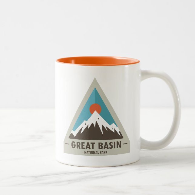 Caneca De Café Em Dois Tons Parque Nacional da Bacia do excelente (Direita)